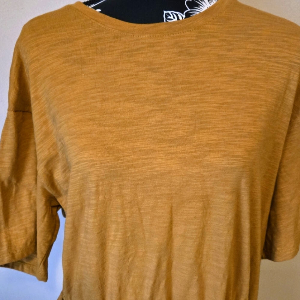 NWT Womens Old Navy Mustard Color Summer Dress XL